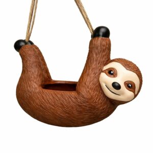 MikaMax Κρεμαστό Κασπώ / Γλάστρα "Sloth Planter" από Ρητίνη 200ml