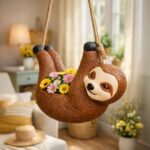 MikaMax Κρεμαστό Κασπώ / Γλάστρα "Sloth Planter" από Ρητίνη 200ml - Image 5