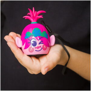 eKids Trolls World Tour Φορητό ηχείο Bluetooth για παιδιά με λουράκι καρπού (Ροζ/Μωβ) - Image 5