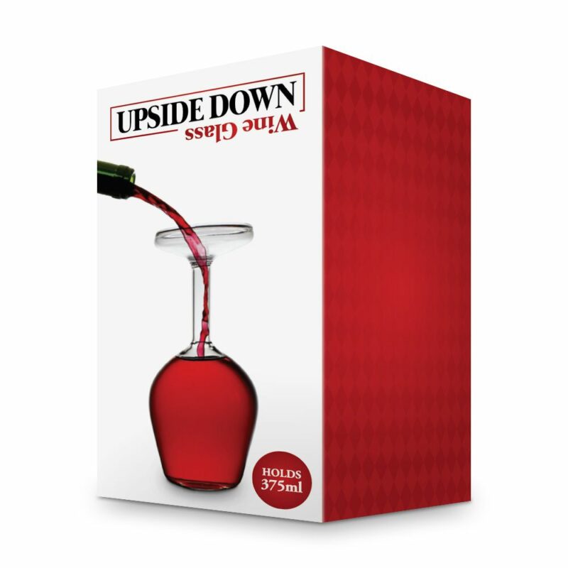 Upside Down Wine Glass - Αναποδογυρισμένο Ποτήρι Κρασιού – Μοναδικό και Διασκεδαστικό! - Image 3