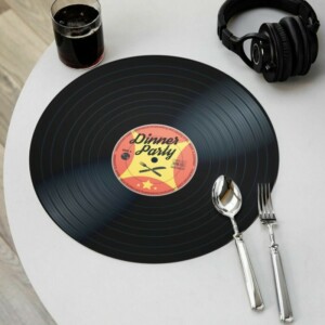 Vinyl Placemats - Σουπλά Βινυλίου - Σετ 4 Τεμαχίων για Λάτρεις της Μουσικής - Image 3