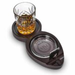 Whiskey & Cigar Tray – Ξύλινος Δίσκος για Ουίσκι & Πούρο - Image 2