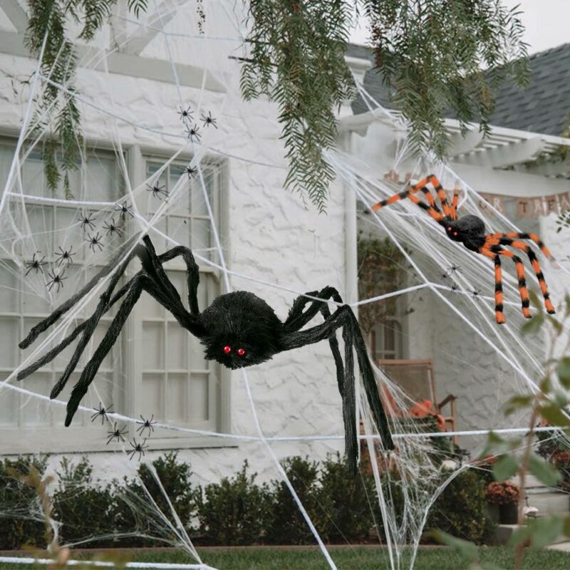 mm XXL Spider Halloween Decoration – Τρομακτική Διακόσμηση για Halloween - Image 5