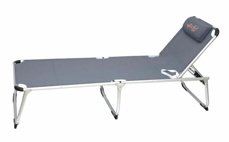 myResort ΞΑΠΛΩΣΤΡΑ ΡΑΒΔΩΤΗ ΑΛΟΥΜΙΝΙΟΥ ΓΚΡΙ KING SIZE ΠΤΥΣΣΟΜΕΝΗ  ΤΕΧΤ 2x1