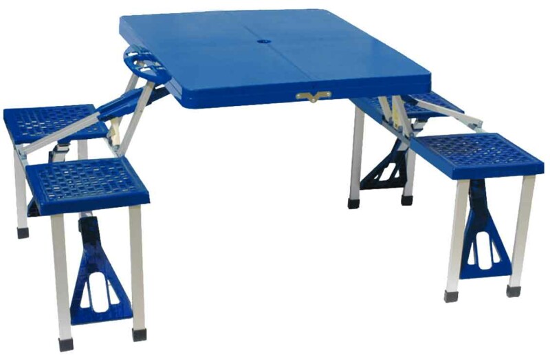 ΤΡΑΠΕΖΙ ΑΛΟΥΜΙΝΙΟΥ ΠΤΥΣΣΟΜΕΝΟ ΒΑΛΙΤΣΑΚΙ ΠΙΚ-ΝΙΚ 4 ΑΤΟΜΩΝ