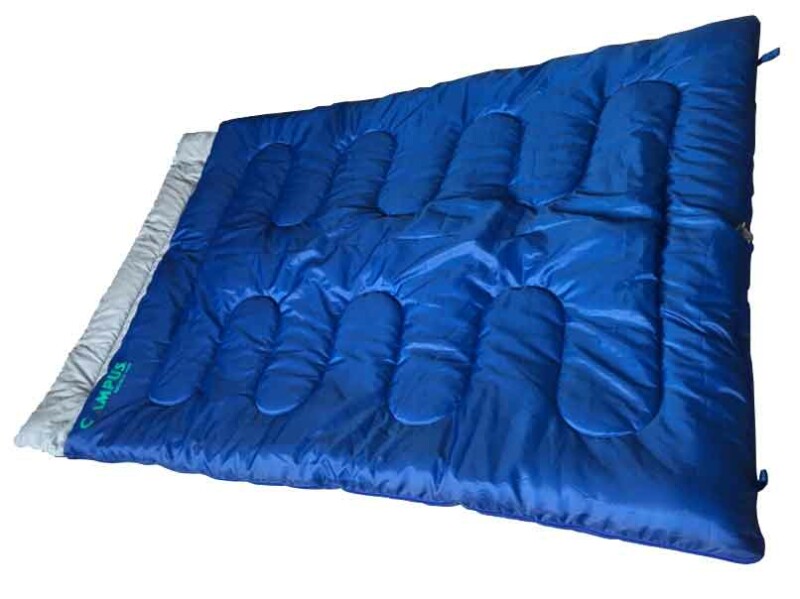 CAMPUS ΥΠΝΟΣΑΚΟΣ DOUBLE FUN ΔΙΠΛΟΣ ΜΠΛΕ  200/30x150cm ΜΕ ΜΑΞΙΛΑΡΙ