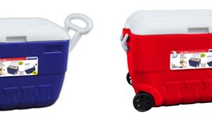 CAMPCOOL ΨΥΓΕΙΟ ΦΟΡΗΤΟ 50Lt. ΜΕ ΡΟΔΕΣ & ΧΕΙΡΟΛΑΒΕΣ ΜΕΤΑΦΟΡΑΣ