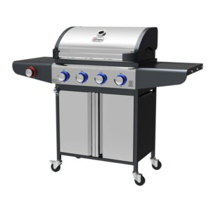 Campfire ΨΗΣΤΑΡΙΑ ΜΕ 4 ΚΑΥΣΤΗΡΕΣ & EXTRA ΕΣΤΙΑ  ΚΑΙ LED ΔΙΑΚΟΠΤΕΣ-ΙΝΟΧ 25-38229 - Image 3