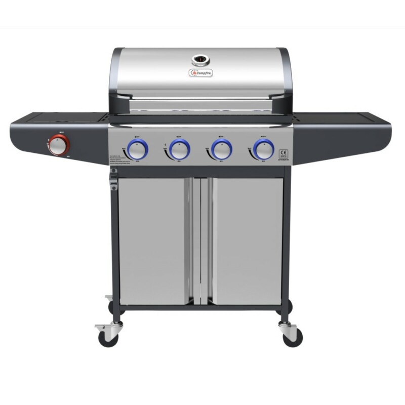 Campfire ΨΗΣΤΑΡΙΑ ΜΕ 4 ΚΑΥΣΤΗΡΕΣ & EXTRA ΕΣΤΙΑ ΚΑΙ LED ΔΙΑΚΟΠΤΕΣ-ΙΝΟΧ Campfire ΨΗΣΤΑΡΙΑ ΜΕ 4 ΚΑΥΣΤΗΡΕΣ & EXTRA ΕΣΤΙΑ ΚΑΙ LED ΔΙΑΚΟΠΤΕΣ-ΙΝΟΧ