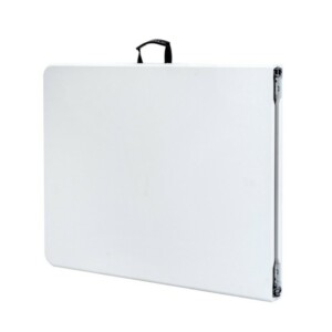 ΤΡΑΠΕΖΙ ΜΕΤΑΛΛΙΚΟ  CATERING  ΒΑΛΙΤΣΑ ΠΤΥΣΣΟΜΕΝΟ ΛΕΥΚΟ-ΔΙΑΣΤΑΣΕΙΣ: L180xW74xH72cm 31-38106 - Image 3