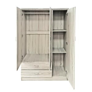 VELCO Pro Systems ΝΤΟΥΛΑΠΑ ΜΕ ΤΡΕΙΣ ΠΟΡΤΕΣ-ΚΑΘΡΕΠΤΗ- ΔΥΟ ΣΥΡΤΑΡΙΑ 120x52x190 εκ ΣΦΕΝΔΑΜΟΣ 64-35488-29 - Image 2