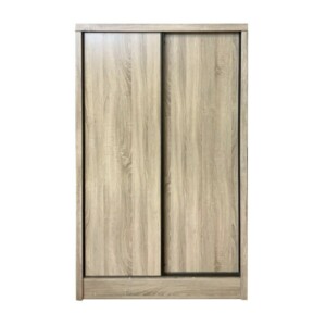 VELCO Pro Systems ΝΤΟΥΛΑΠΑ ΜΕ ΔΥΟ ΠΟΡΤΕΣ ΣΥΡΟΜΕΝΕΣ & ΜΕΤΑΛΛΙΚΑ ΠΟΜΟΛΑ 98x52x180cm ΣΦΕΝΔΑΜΟΣ