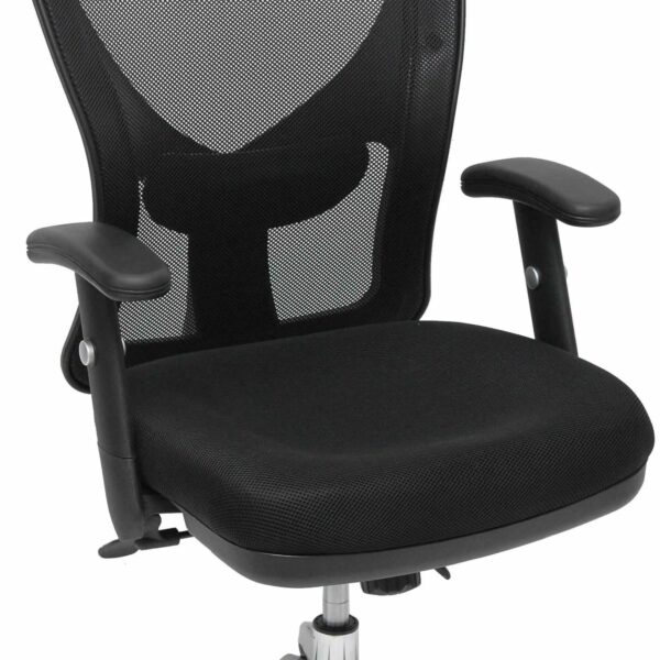 Velco Pro-Systems ΚΑΡΕΚΛΑ ΓΡΑΦΕΙΟΥ ΜΑΥΡΗ ΔΙΕΥΘΥΝΤΟΥ -ΔΙΑΣΤΑΣΕΙΣ: 60x50x115/125cm