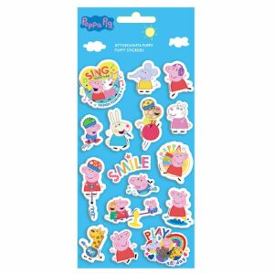 Σετ 12 τεμαχιών Αυτοκόλλητα Peppa pig 22x10cm Peppa 000482764