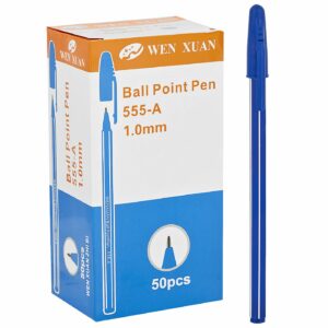 Σετ 50 τεμαχιών Στυλό Ριγέ Μακρυά Μύτη Ballpoint 1mm  JustNote 80286