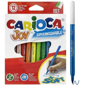 Σετ 12 τεμαχιών Μαρκαδόροι Carioca joy 2,8mm σετ=12 Χρώματα  Carioca 40614