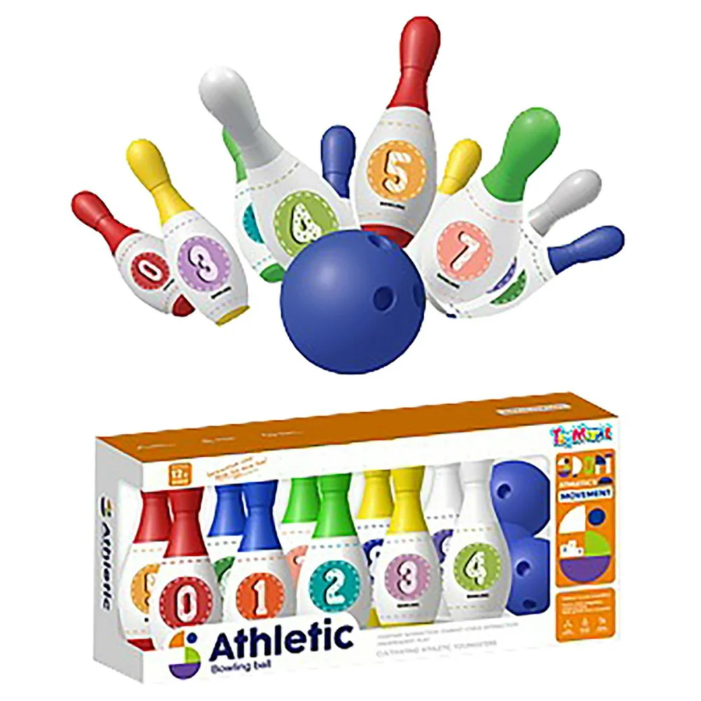 71-3459 Μπόουλινγκ 18cm 10 Κορίνες σε Κουτί 41x19x13cm ToyMarkt 913479 - Image 1