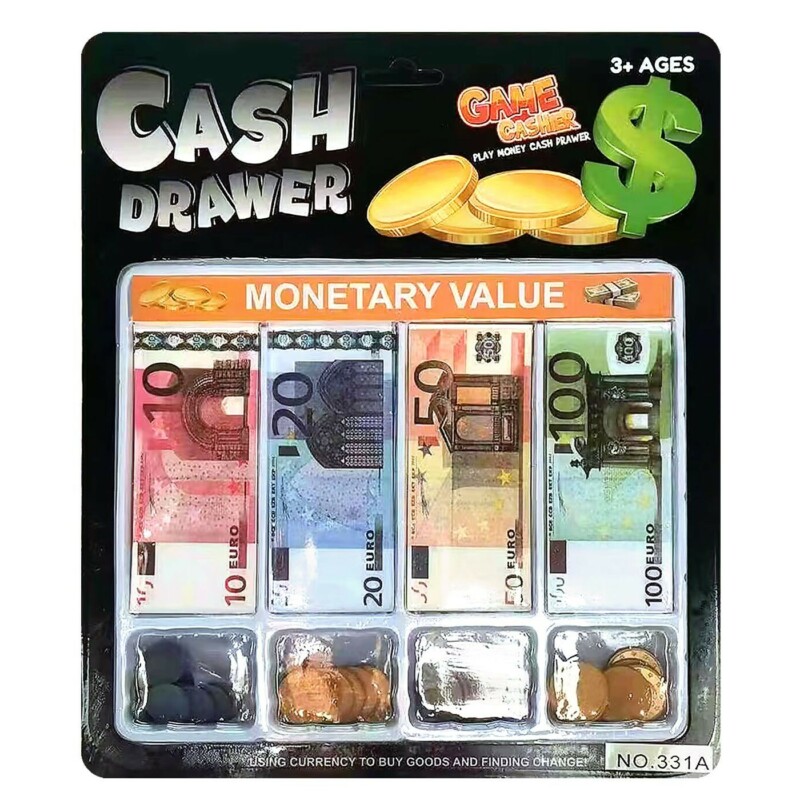 71-3643 Συρτάρι Ταμειακής Μηχανής με Euro 24x28x2cm ToyMarkt 913663 - Image 1