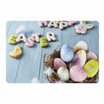 Πατάκι Εξώπορτας Πασχαλινό 60x40cm Bunny's 932107