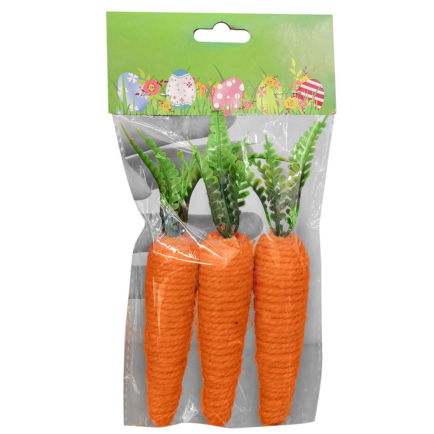 73-2274 Σετ 3 Καρότα Σχοινένια 14cm Bunny's 932294 - Image 1