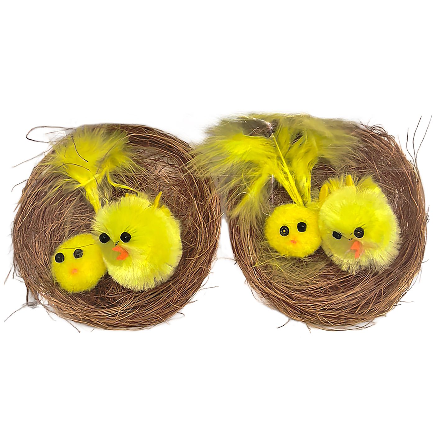 73-2296_1 Πουλάκια σε Φωλιά, Διακοσμητικά ø7cm Bunny's 932316 - Image 1