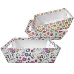 Καλάθι Πασχαλινό απο Χαρτόνι 33x24x9cm Bunny's 932323 - Image 2