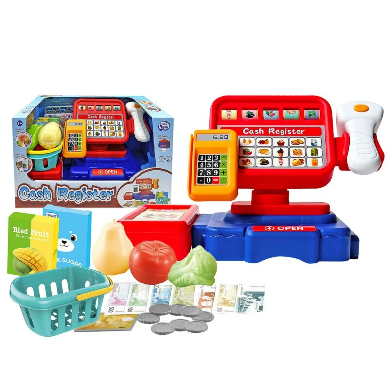 77-1326 Ταμειακή Μηχανή Μπαταρίας 33x20x16cm ToyMarkt 971346 - Image 1