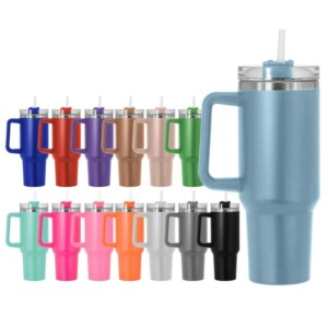 Ποτήρι Θερμός Γίγας με Λαβή & Καλαμάκι 1200ml Homie 1002187 - Image 2