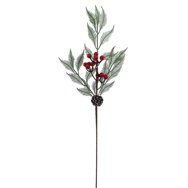 93-3879 Κλαδί με γκι & Κουκουνάρι 72cm Xmasfest 1133899 - Image 1