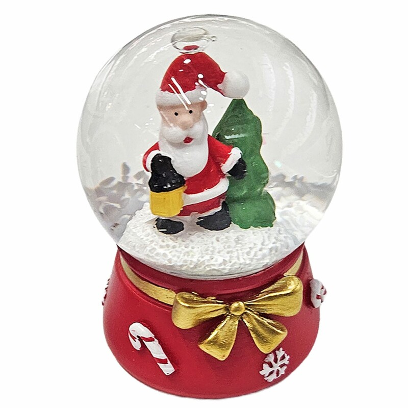 Σετ 12 τεμαχιών Χιονόμπαλα Άγιος ø4,5cm ø4,5x6,5cm Xmasfest 113521