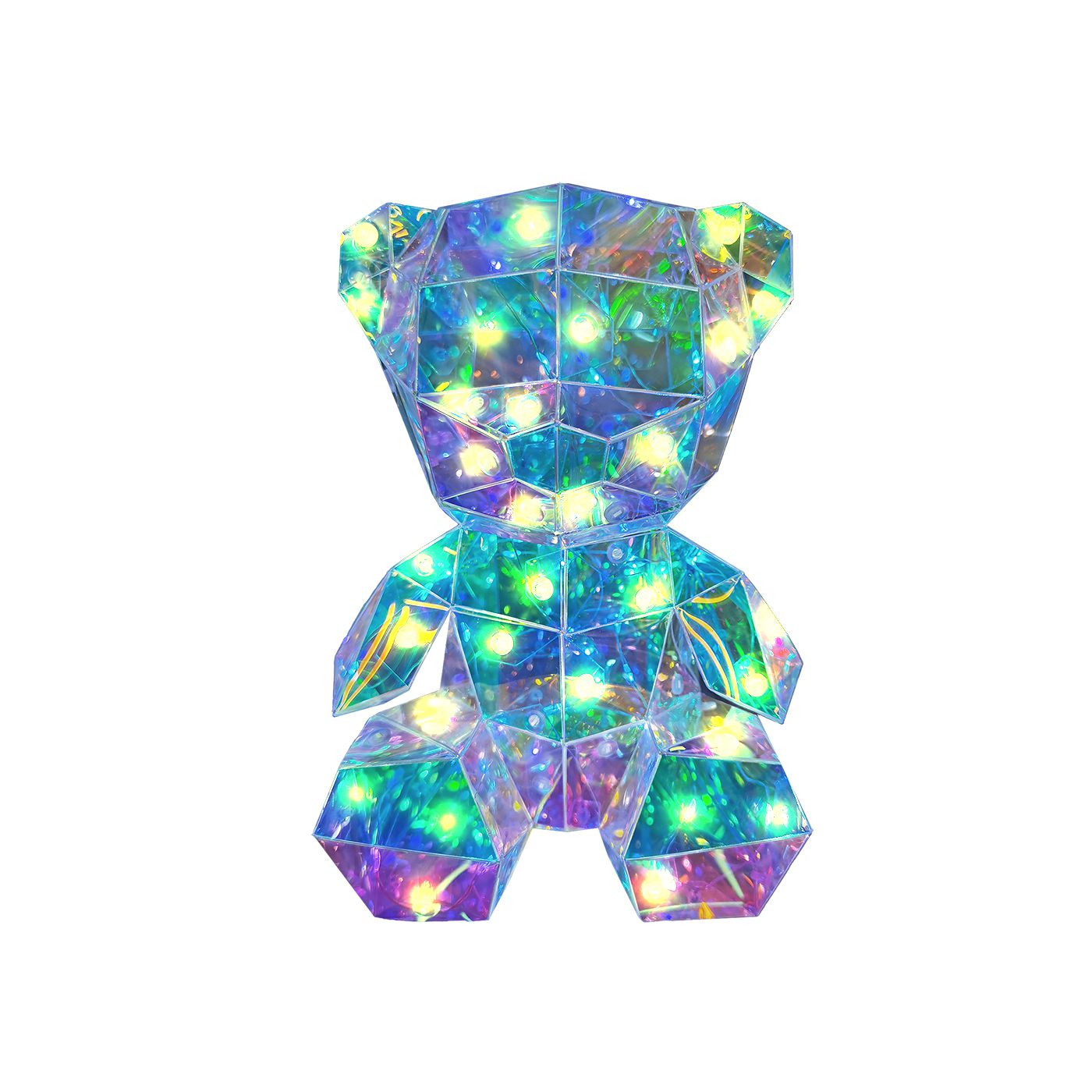 Αρκούδος Ιριδίζον με φως 22cm Homie 423079 Αρκούδος Ιριδίζον με φως 22cm Homie 423079