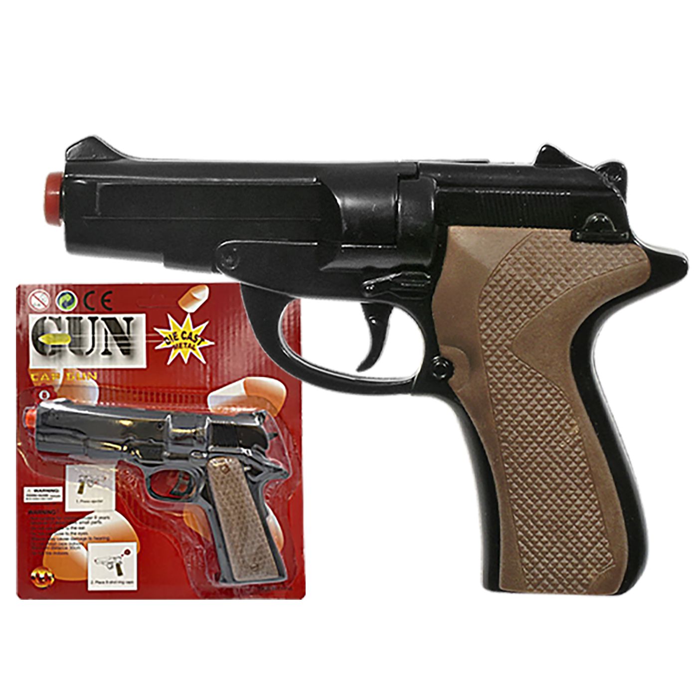 Πιστόλι Μεταλλικό 8σφαιρο 23x20cm Carnavalista 23242 Πιστόλι Μεταλλικό 8σφαιρο 23x20cm Carnavalista 23242