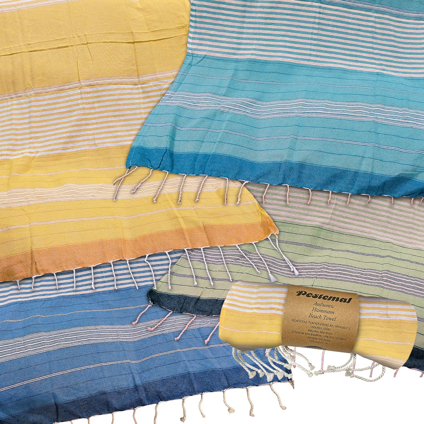 Πετσέτα Θαλάσσης Pestemal ~280g 90x180cm SummerTiempo 623190 Πετσέτα Θαλάσσης Pestemal ~280g 90x180cm SummerTiempo 623190