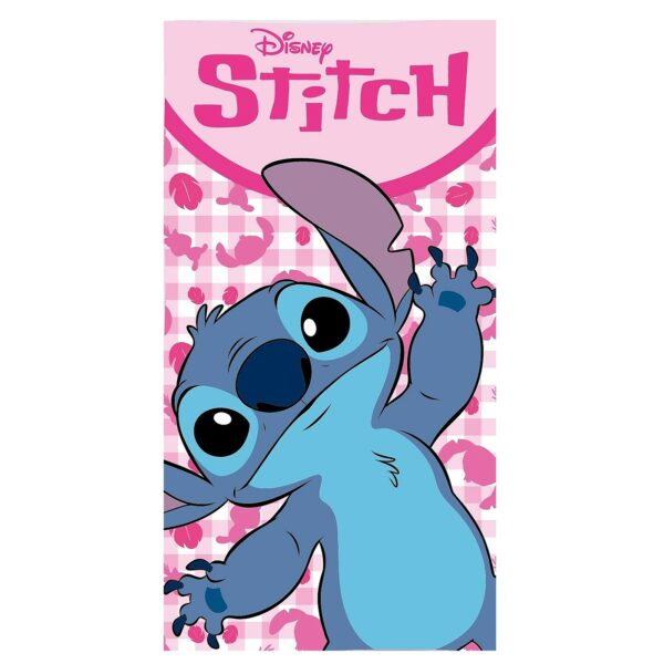 Πετσέτα Θαλάσσης Microfiber Stitch Ροζ 140x70cm Stitch LIL37-6084