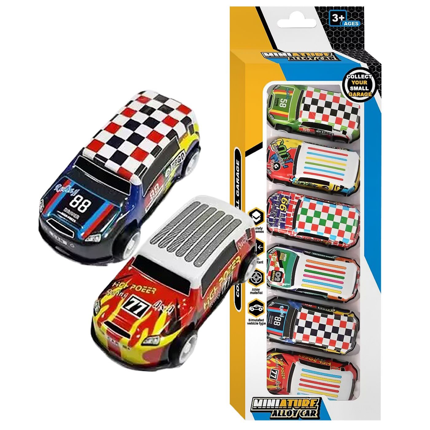 Μίνι Αυτοκινητακια Pull Back σε Εξάδα 9x26x2.5cm ToyMarkt 902388 Μίνι Αυτοκινητακια Pull Back σε Εξάδα 9x26x2.5cm ToyMarkt 902388