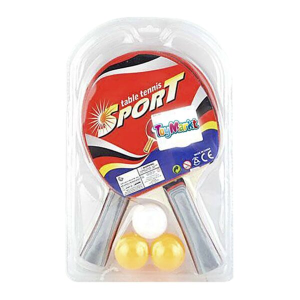 Ξύλινο σετ Πινγκ Πονγκ 20x29cm ToyMarkt 912969