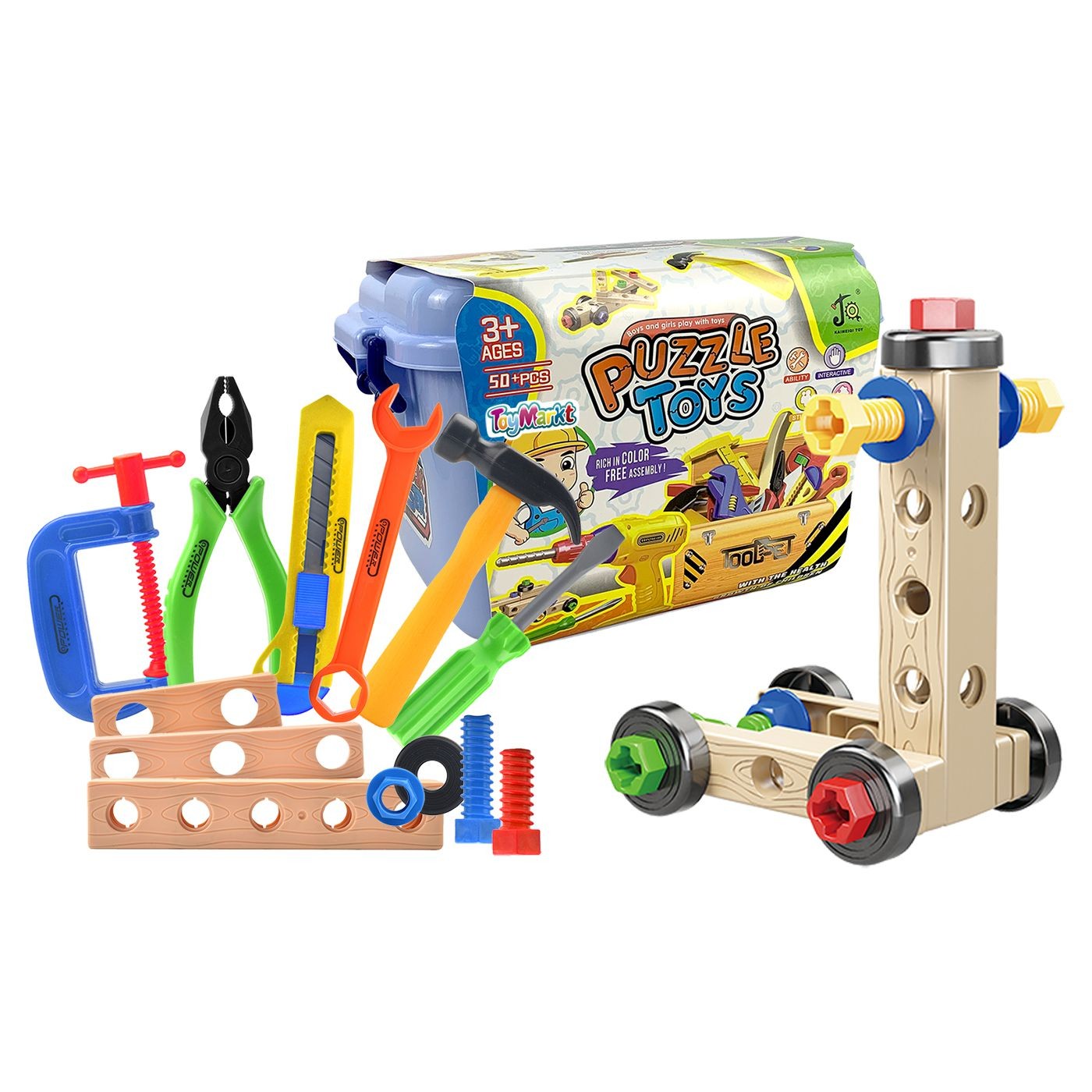 Εργαλειοθήκη 50τεμ 22x13x15cm ToyMarkt 913310 Εργαλειοθήκη 50τεμ 22x13x15cm ToyMarkt 913310