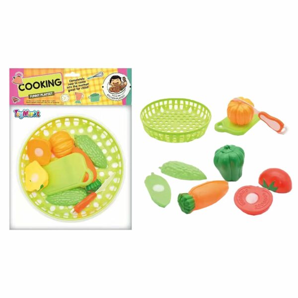Καλαθάκι Σερβιρίσματος με Φρούτα 23x28x4cm ToyMarkt 971236