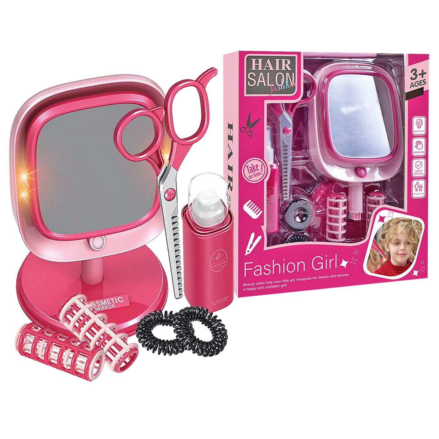 Σετ Ομορφιάς Ψαλίδι Καθρέφτης Μπαταρίας 22x26x6cm ToyMarkt 971342 Σετ Ομορφιάς Ψαλίδι Καθρέφτης Μπαταρίας 22x26x6cm ToyMarkt 971342