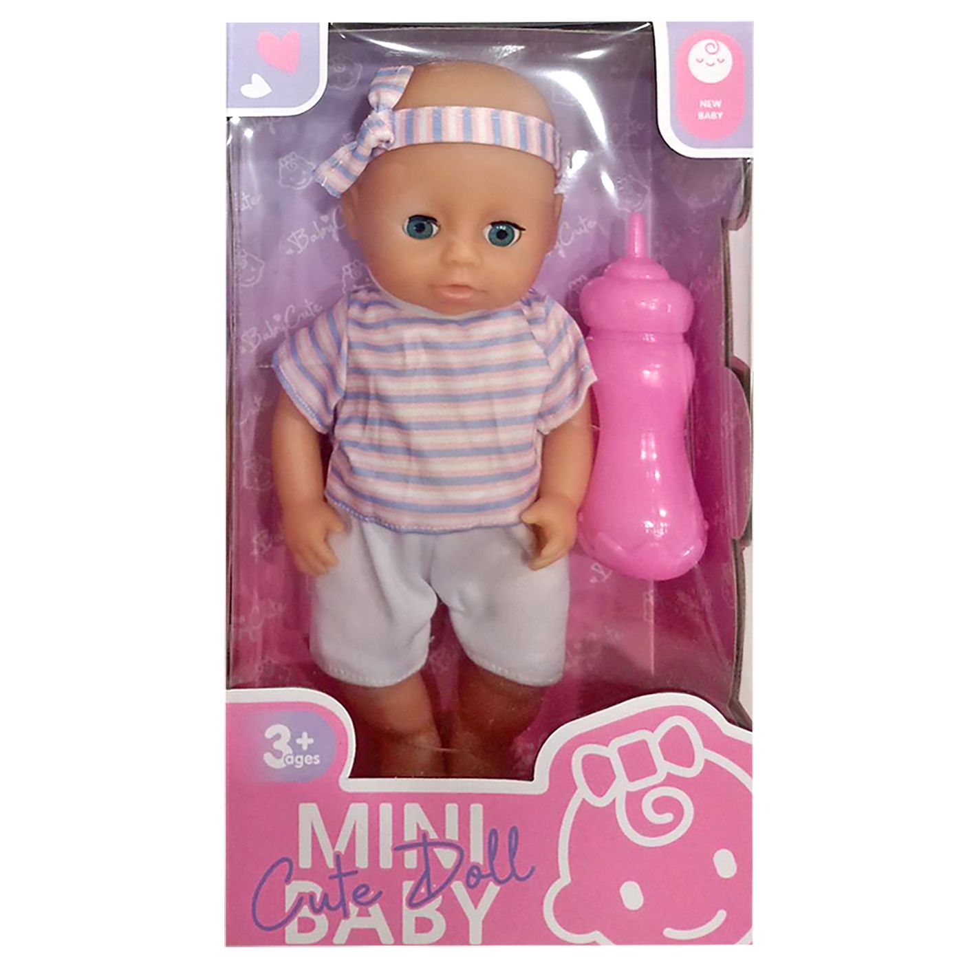 Μωρό 22cm με Μπιμπερό 13x23x7cm ToyMarkt 98260 Μωρό 22cm με Μπιμπερό 13x23x7cm ToyMarkt 98260