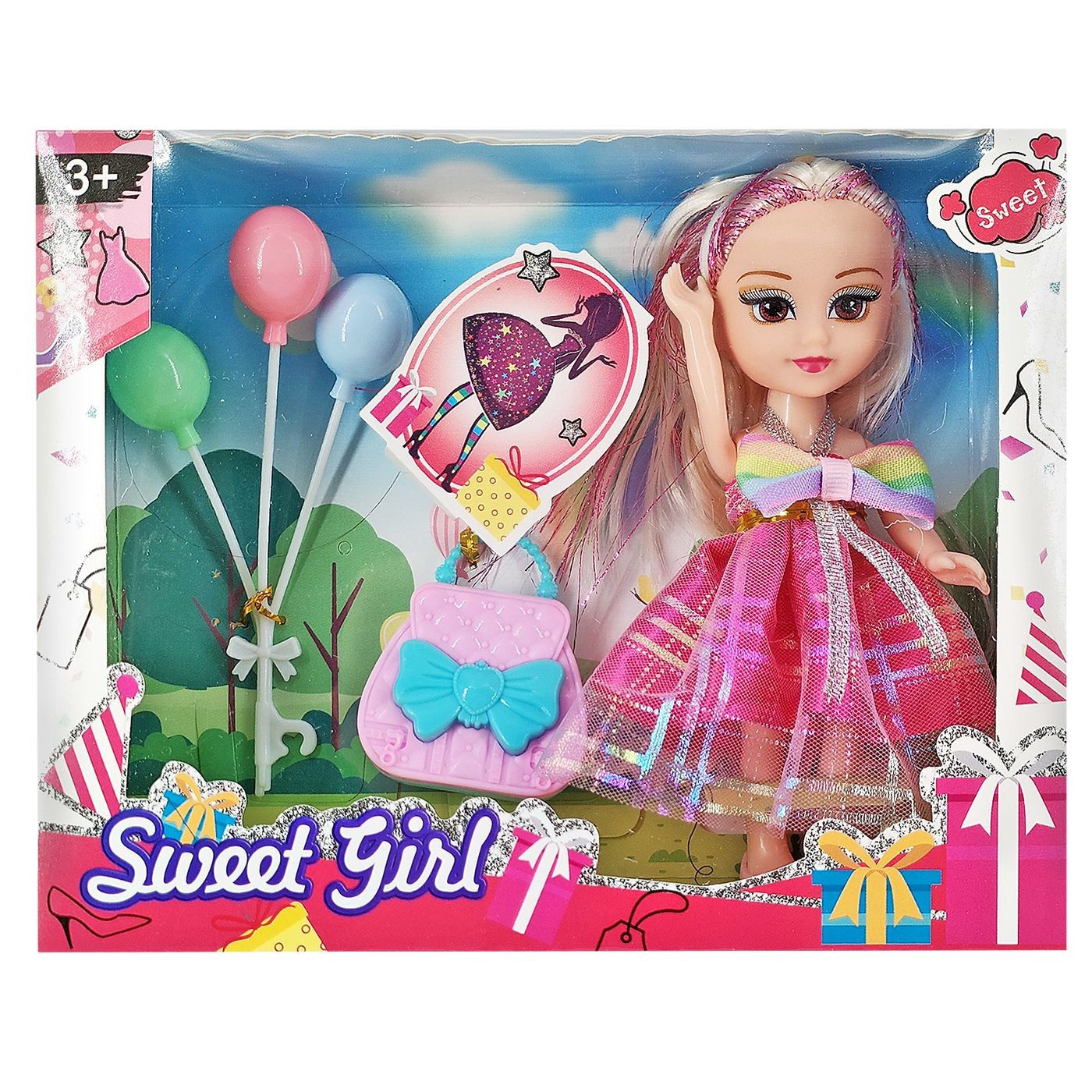 Κούκλα 15cm Μπαλόνια & Αξεσουάρ 20x15x5cm ToyMarkt 98264 Κούκλα 15cm Μπαλόνια & Αξεσουάρ 20x15x5cm ToyMarkt 98264