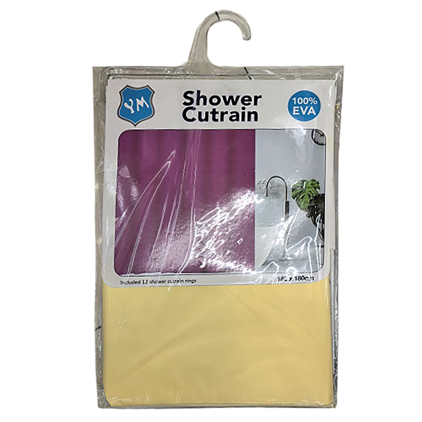 Κουρτίνα Μπάνιου Εμπριμέ Peva 180x180cm Homie 1011101 Κουρτίνα Μπάνιου Εμπριμέ Peva 180x180cm Homie 1011101