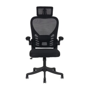 A6225 ΜΑΥΡO MESH ΠΟΛΥΘΡΟΝΑ ΓΡΑΦΕΙΟΥ 64X61X49-124/58-132εκ. - Image 2