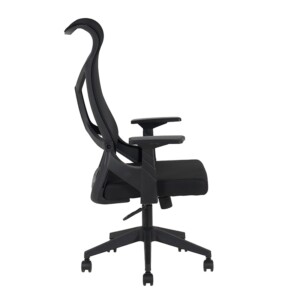 A9920 ΜΑΥΡO MESH ΠΟΛΥΘΡΟΝΑ ΓΡΑΦΕΙΟΥ 64X65X48-115/56-125εκ. - Image 2