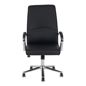 A9930 ΜΑΥΡO PU ΠΟΛΥΘΡΟΝΑ ΓΡΑΦΕΙΟΥ 60X65X48-105/58-114εκ. - Image 2