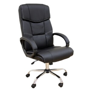 A9939 ΜΑΥΡΟ PVC ΠΟΛΥΘΡΟΝΑ ΓΡΑΦΕΙΟΥ