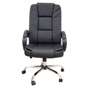 A9940 ΜΑΥΡΟ PVC ΠΟΛΥΘΡΟΝΑ ΓΡΑΦΕΙΟΥ 60Χ70Χ49-112/59-122εκ. - Image 2