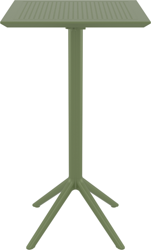 SKY OLIVE GREEN BAR 60Χ60Χ108εκ.ΠΤΥΣ/ΝΟ ΤΡΑΠ. ΠΟΛ/ΝΙΟΥ