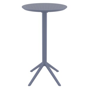 SKY DARK GREY BAR Φ60Χ108εκ.ΠΤΥΣ/ΝΟ ΤΡΑΠ. ΠΟΛ/ΝΙΟΥ