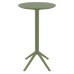 SKY OLIVE GREEN BAR Φ60Χ108εκ.ΠΤΥΣ/ΝΟ ΤΡΑΠ. ΠΟΛ/ΝΙΟΥ